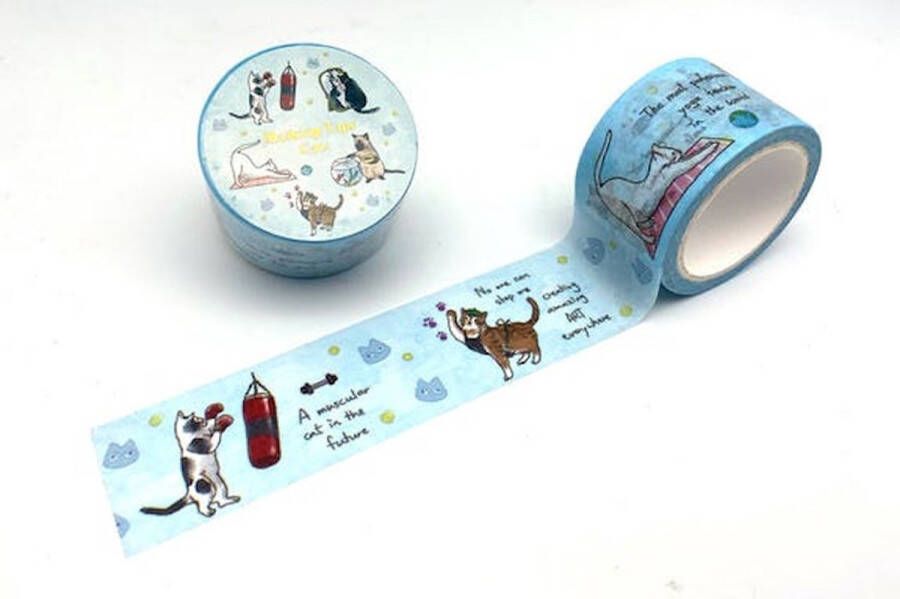 Creabrulee Cats 28mm Washi Tape 2 rollen