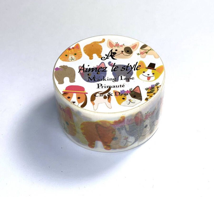 Creabrulee Washi Tape Cats & Dogs