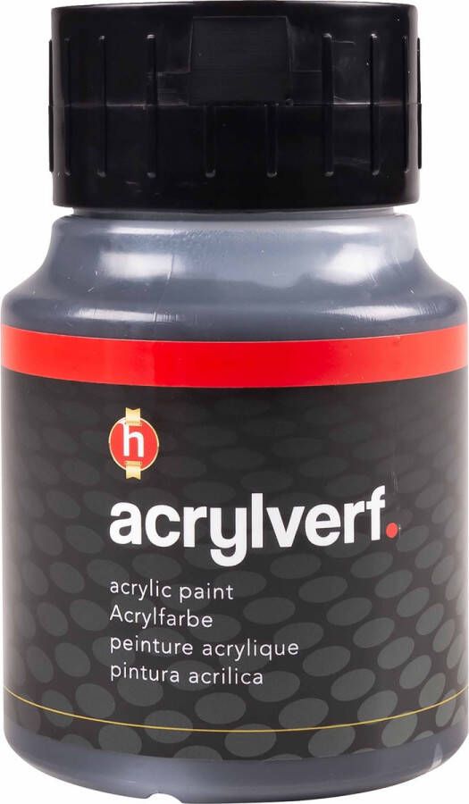 Creall Acrylverf Zwart Black (#99) Dekkend Studio 500ml 1 fles