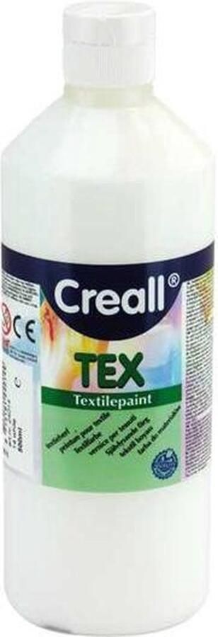 Creall tex textielverf wit 500ml