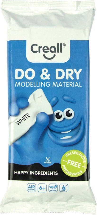 Creall Do&Dry Boetseerklei Conserveringsvrij Wit 1000gr