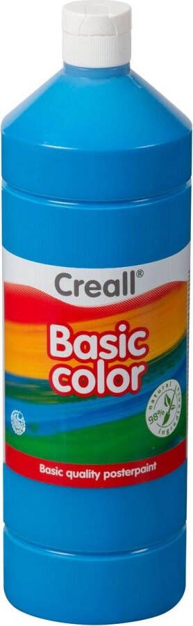 Creall Plakkaatverf basic 10 primair blauw 1000 ml