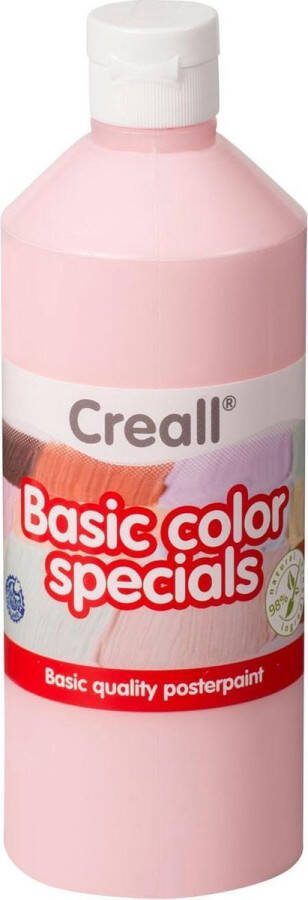 Creall Plakkaatverf basic pastel rood 500ml 1 fles