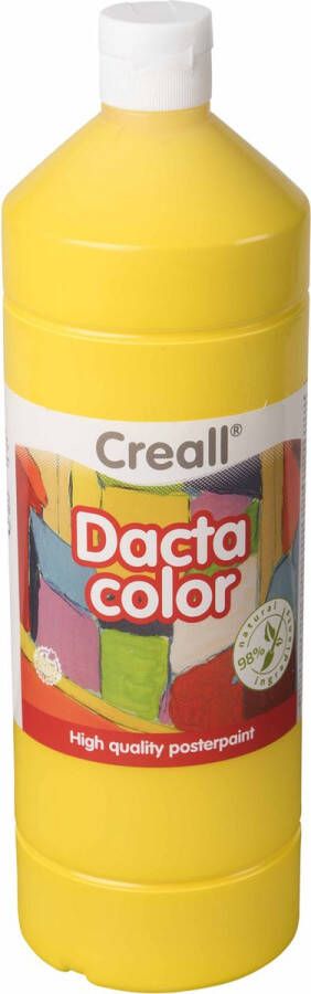 Creall Plakkaatverf | Dacta color | Flacon a 1 liter | Geel 02