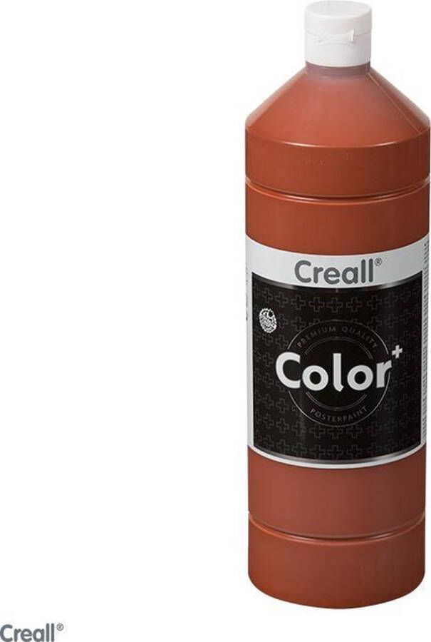 Creall Plakkaatverf van professionele kwaliteit LICHT BRUIN flacon van 1 liter