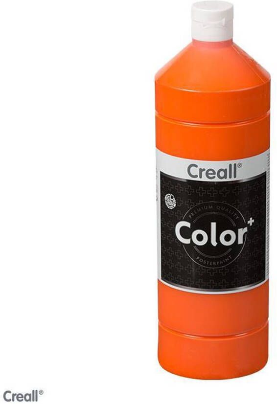 Creall Plakkaatverf van professionele kwaliteit ORANJE flacon van 1 liter