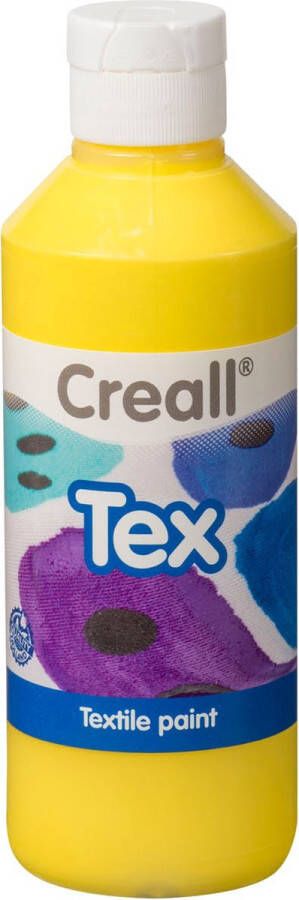 Creall Textielverf tex geel 250ml Fles a 250 milliliter