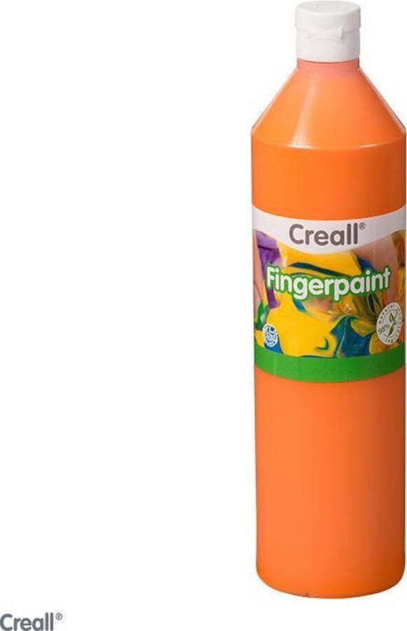 Creall Vingerverf 750ml *ORANJE* PRESERVATIVE FREE