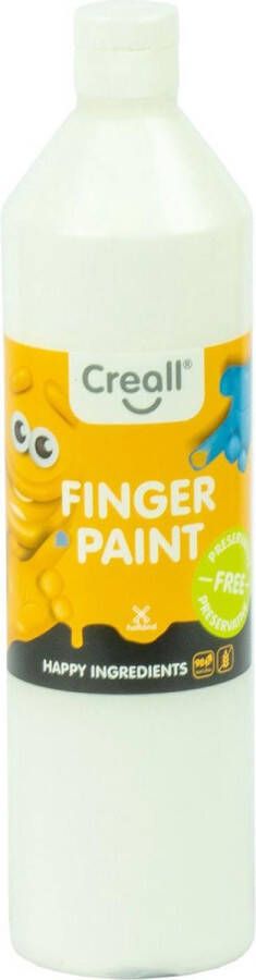 Creall Vingerverf 750ml *WIT* PRESERVATIVE FREE