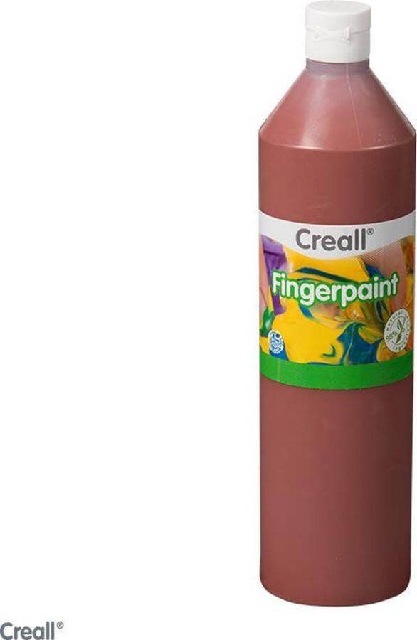 Creall vingerverf bruin 750ml