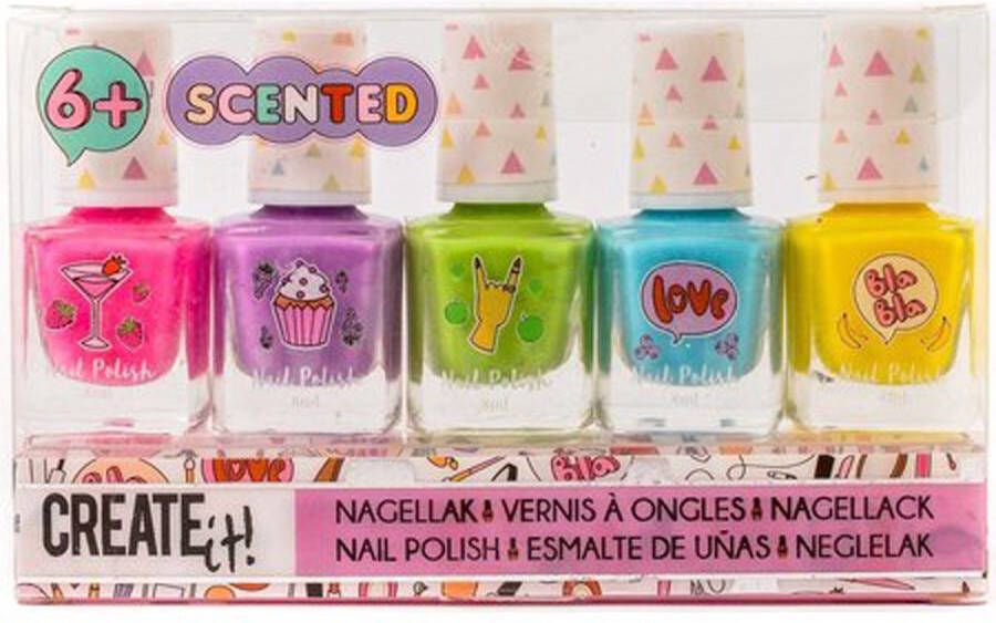 Create it! Nagellak Aroma 8 Ml Meisjes 5-delig