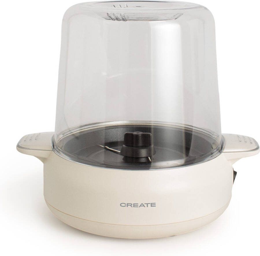 Create Popcornmaker met botersmelter klaar in 5 minuten Gebroken wit POPCORN MAKER STUDIO