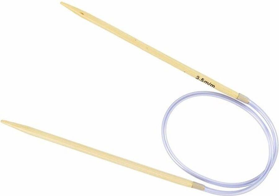 Creatieve Materialen Rond Breinaalden Flexibele Breinaalden Bamboe Dikte: 3 5mm Lengte: 40cm 1 Paar