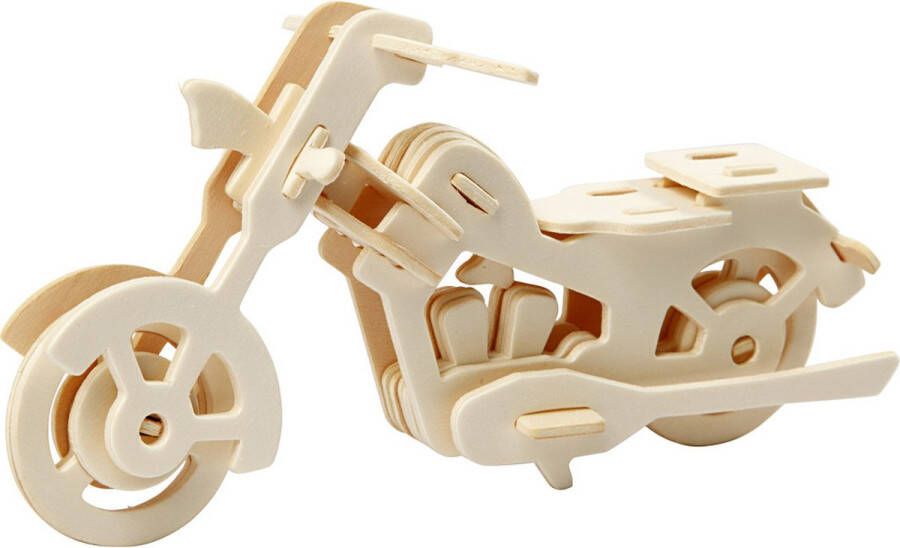 Creativ company 3D Puzzel motorfiets afm 19x9x9 cm 1 stuk