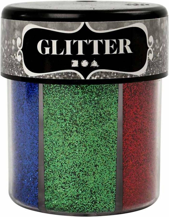 Creativ company CC Glitter Strooibus Multigekleurd 6x13 gr