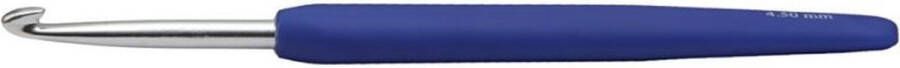 Creativ company Creotime Ergonomische Haaknaald Blauw 4 5 Mm 13 3 Cm
