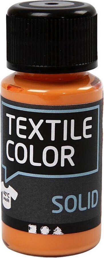 Creativ company Textielverf Oranje Dekkend Creotime 50 ml