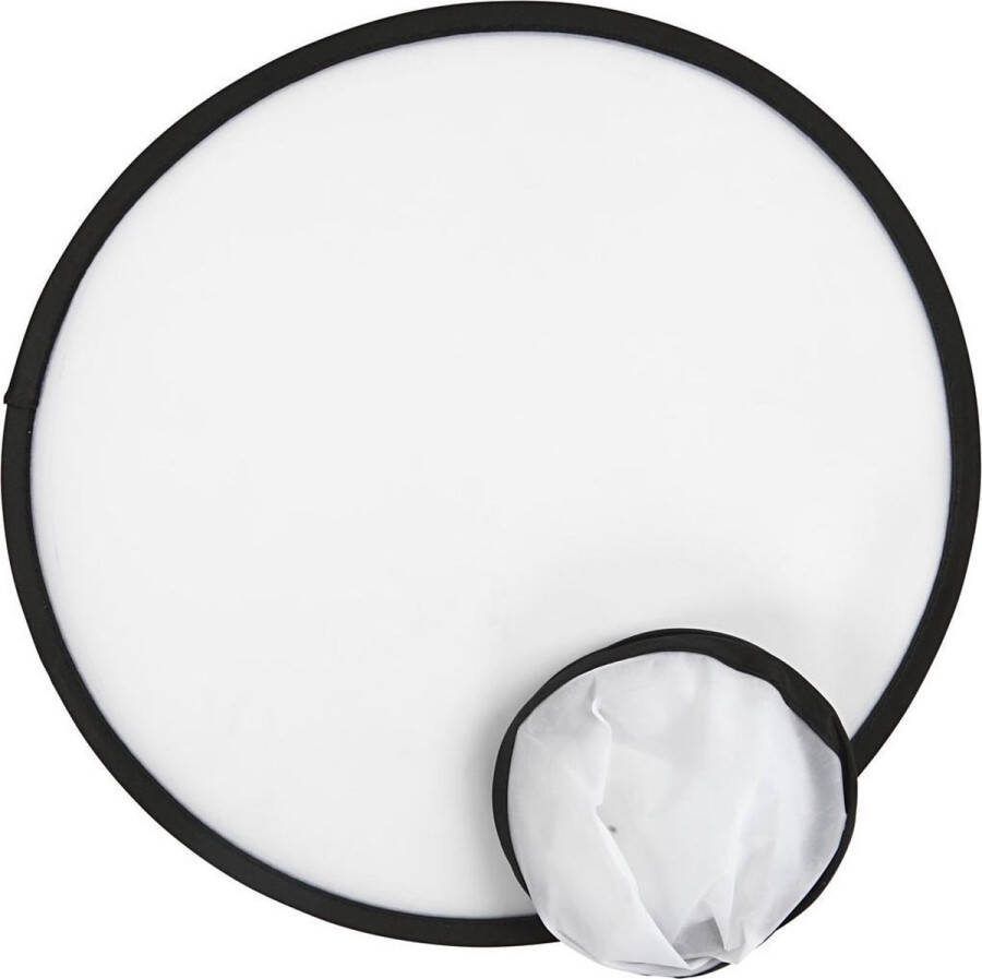 Creativ company Frisbee d: 25 cm 5 stuks wit