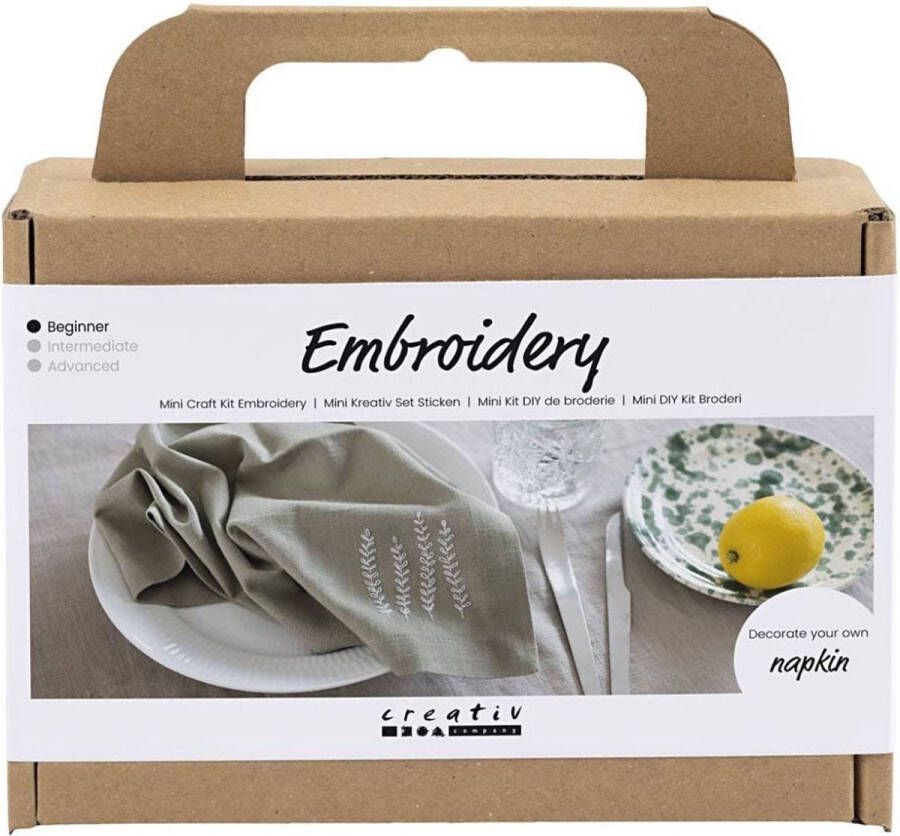 Creativ company Mini Hobbyset Borduren Servet