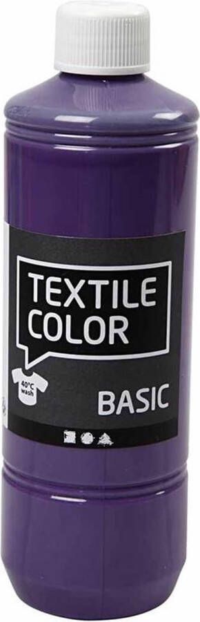Creotime Textielverf Basic 500 ml Lavendel