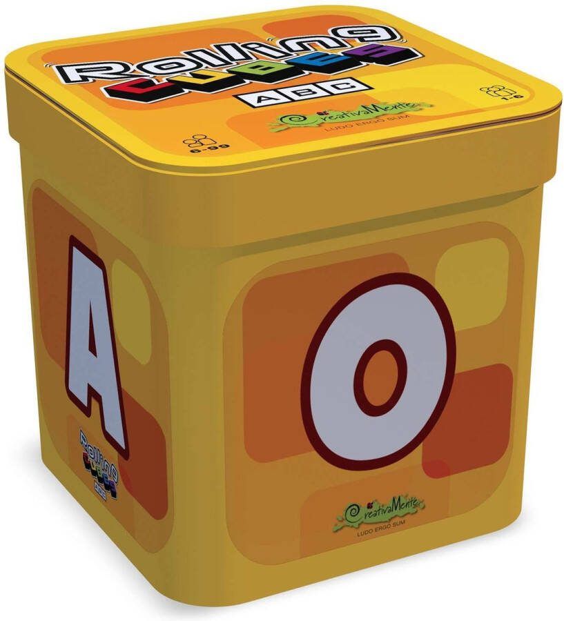 CreativaMente Rolling Cubes Abc 7 X 7 X 7 Cm Reisspel