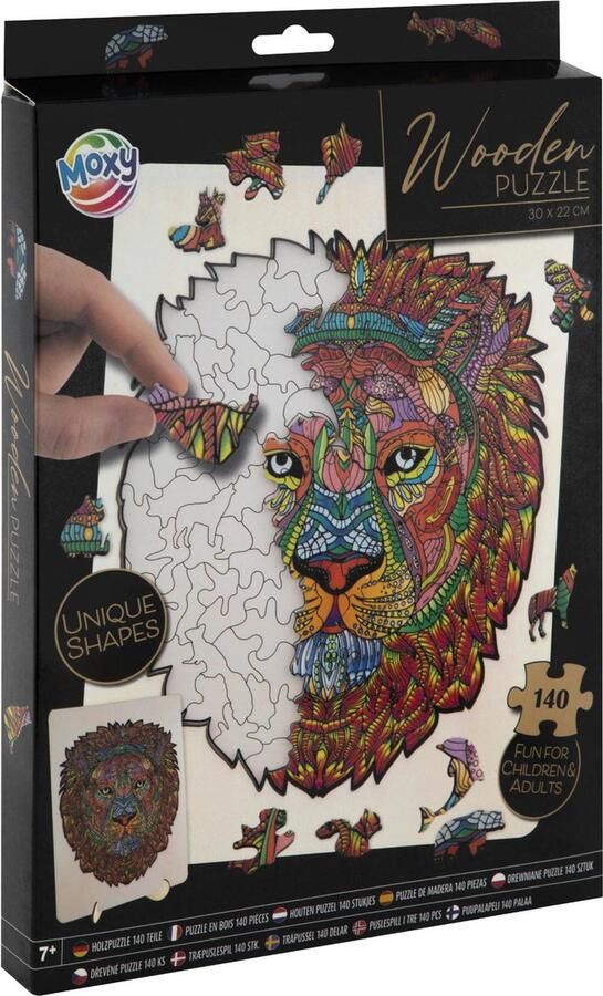 Creative Craft Group Houten Legpuzzel Leeuw 140st