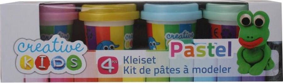 Creative Kids Klei set in pot a 55 Gr Pastel