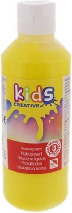 Creative Kids Plakkaatverf voor kinderen Geel 250 ml