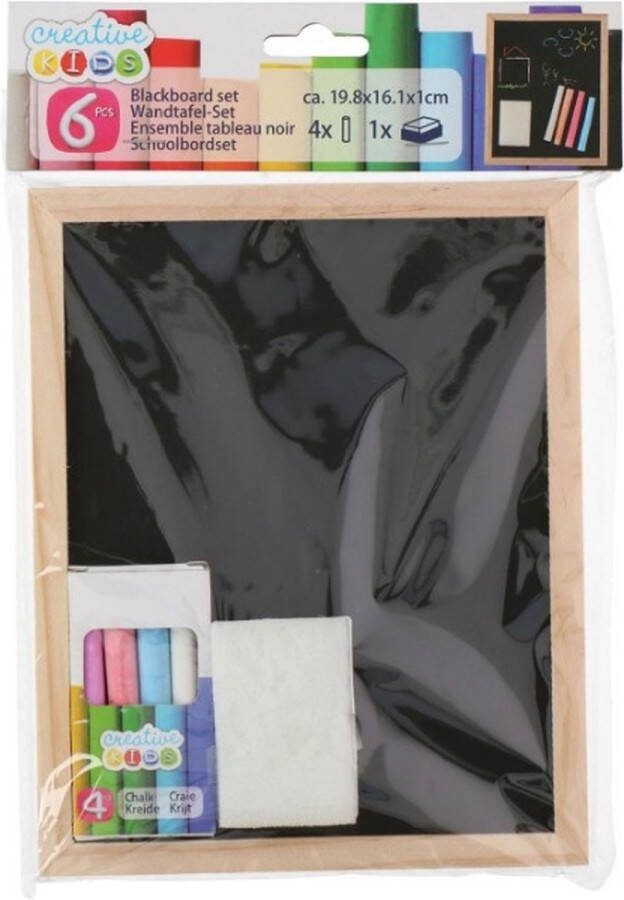 Creative Kids Schoolbordset Kinder Knutsel 1 set