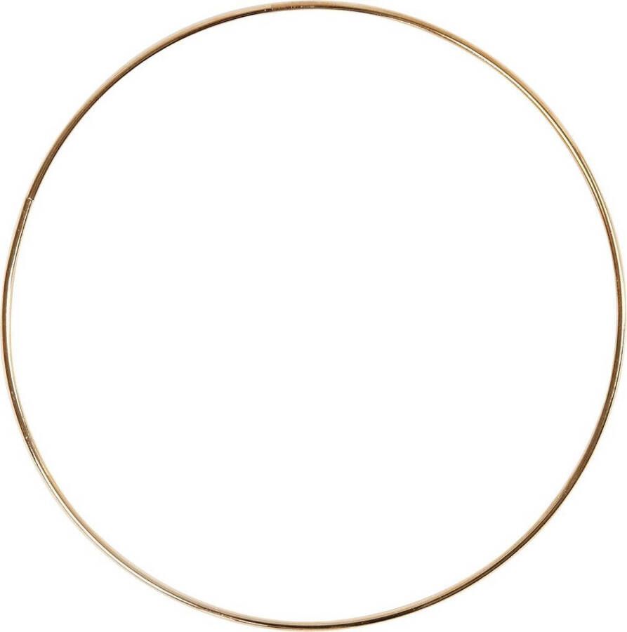 Creative Metalen Draadring 3 Mm Goud 20 Cm Per Stuk