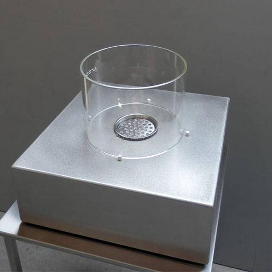 Credo Benelux sfeerhaard tafelbrander bio ethanol brander bio ethanol haard tafelvuur sfeerbrander buitenhaard rvs tafelbrander rvs sfeerhaard