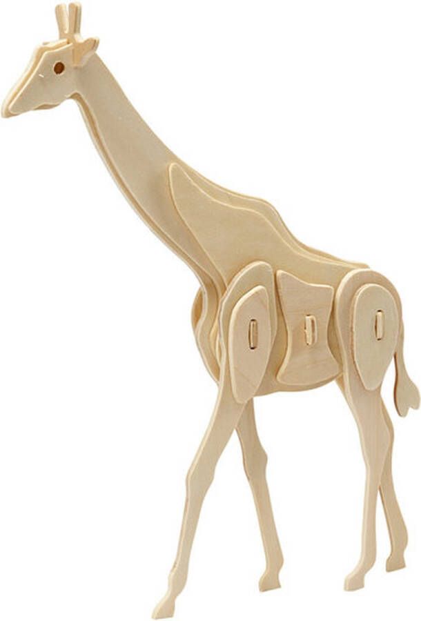 Creativ company 3D Puzzel giraffe afm 20x4 2x25 cm 1 stuk