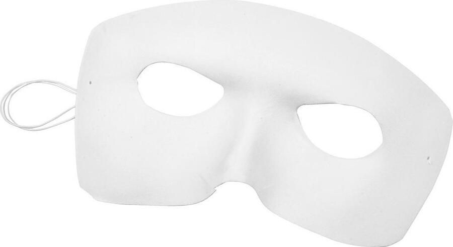Creotime Maskers b: 17 cm Harlekein 12 stuks