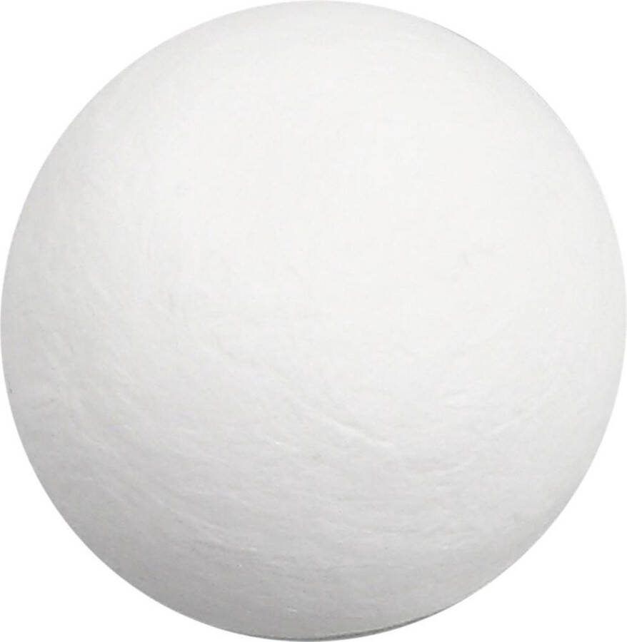 Creotime Decoratie Bal Wit 50 Mm 4 Stuks