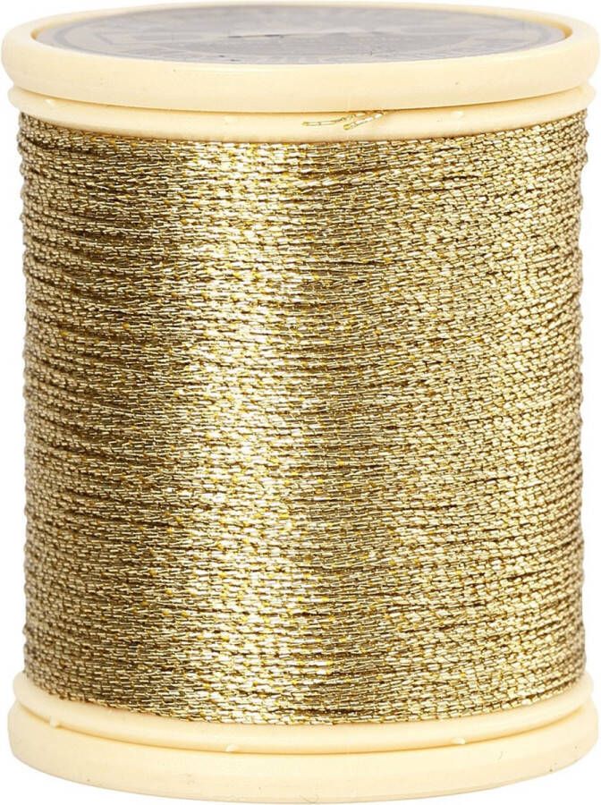 Creotime DMC metallic draad goud 40 meter