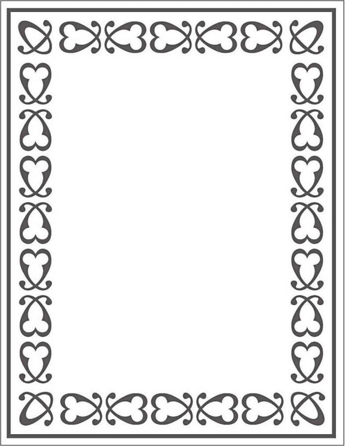 Creotime Embossingfolder 11 X 14 Cm Lijst