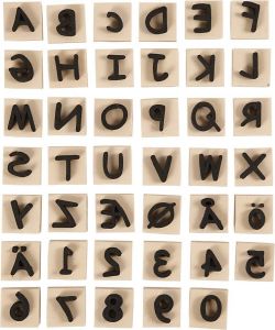 Creotime Foam Stempels Letters & Cijfers 3 X 3 Cm 41-delig