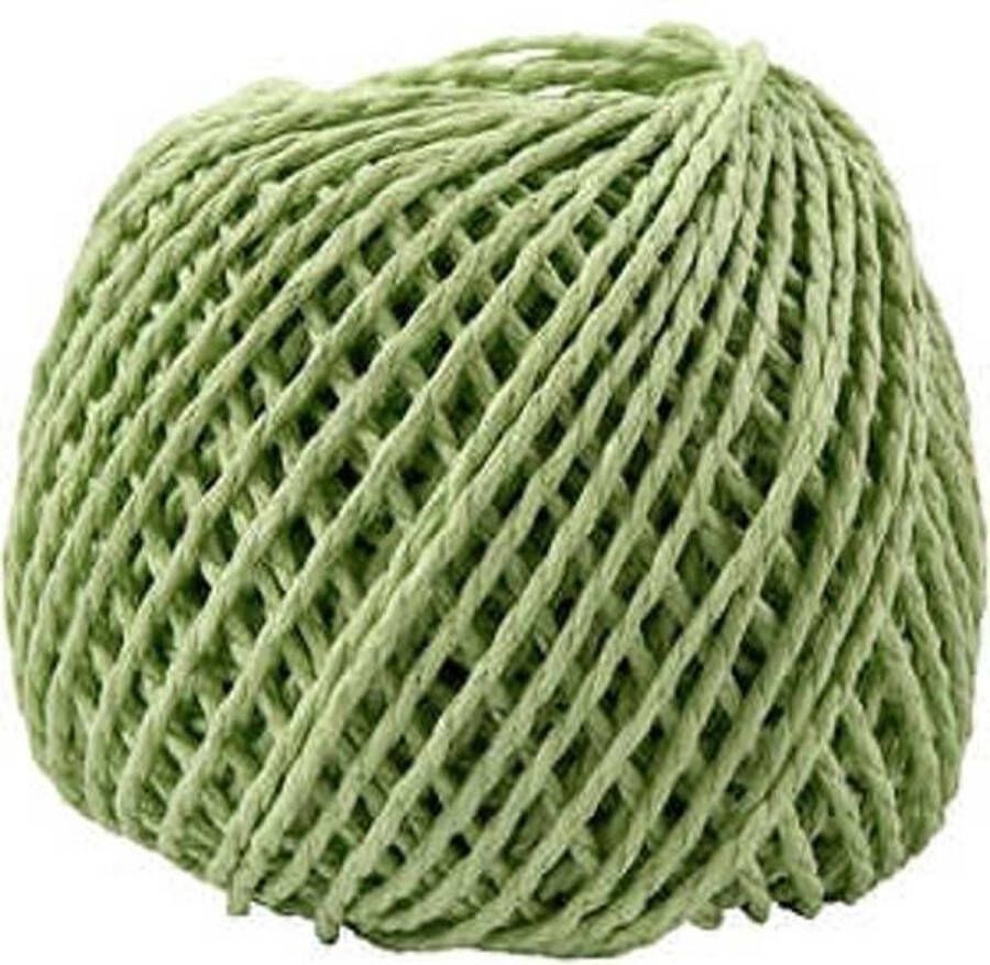 Creotime Garen Weaving Paper 3 Mm groen 40 Meter Per Bol