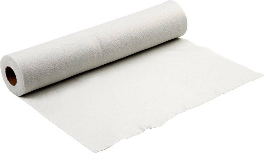 Creotime Hobbyvilt b: 90 cm wit dubbele breedte 5 m