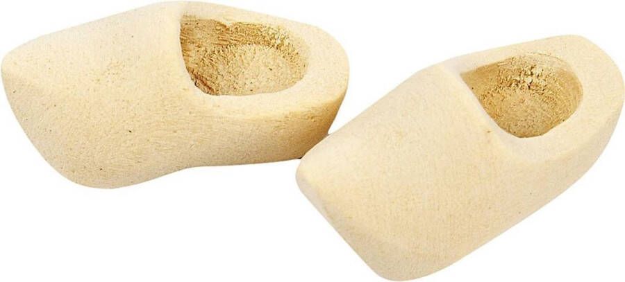 Creotime Houten Klompen 30 Mm Blank 2 Paar