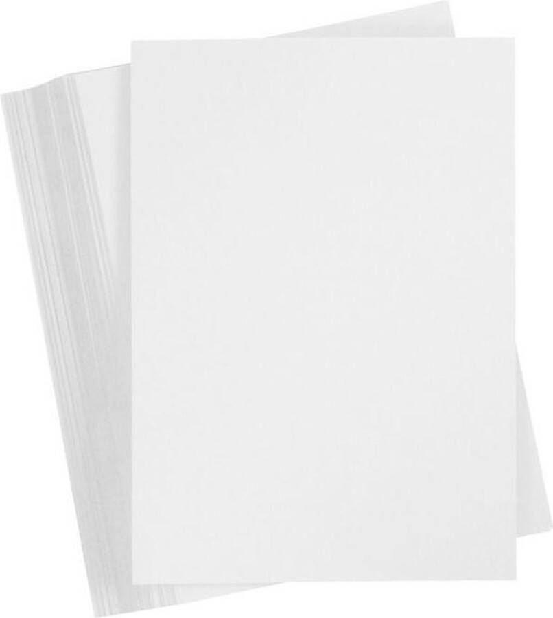 Karton Hobbykarton Wit DIY Kaarten Maken A4 21x29 7cm 250 grams Creotime 100 vellen