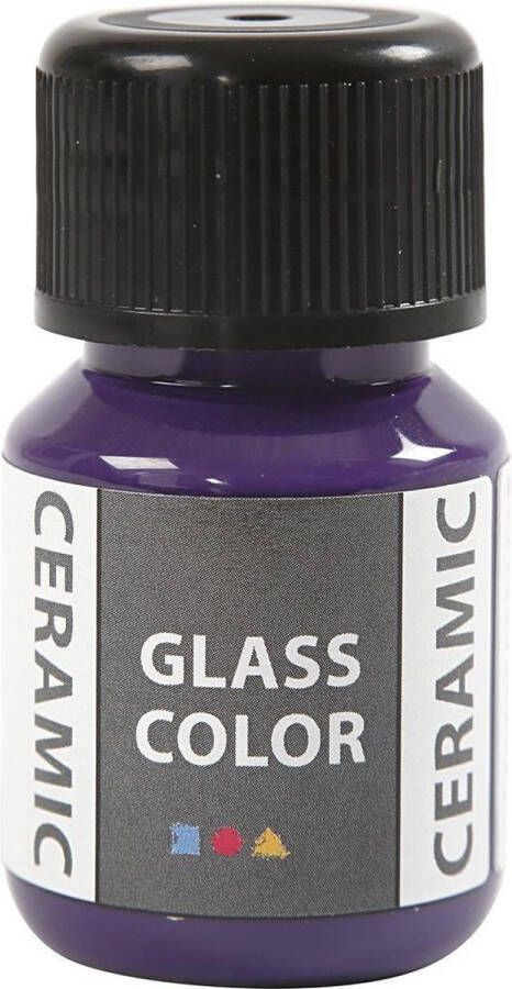 Creotime Keramiekverf Glass Color 35 ml Paars