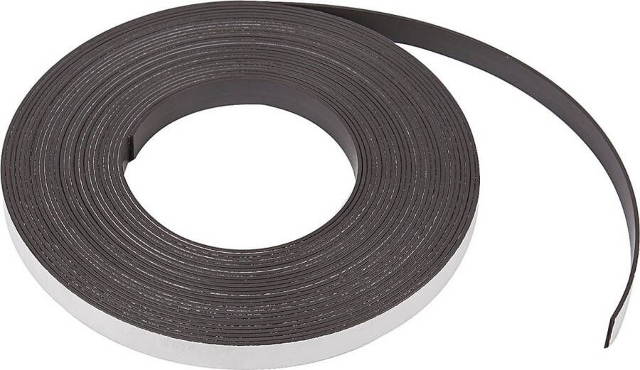 Creotime Magnetisch band b: 12 5 mm dikte 1 5 mm 10 m