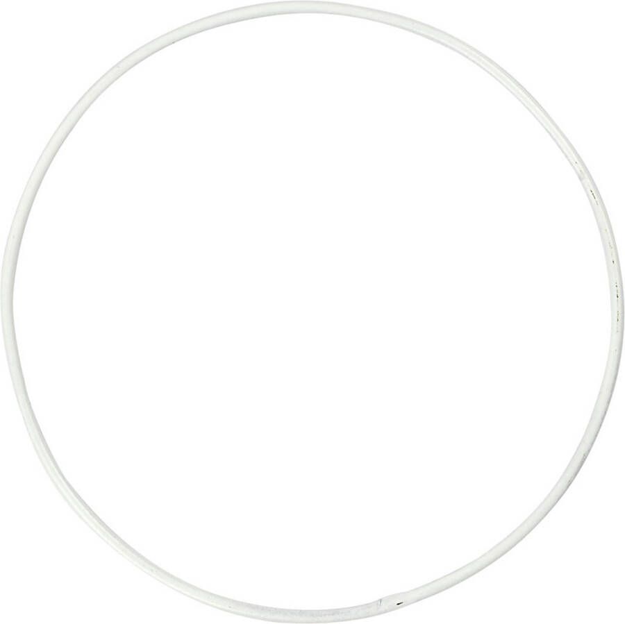 Creotime Metalen draad ring d: 10 cm cirkel 10 stuks