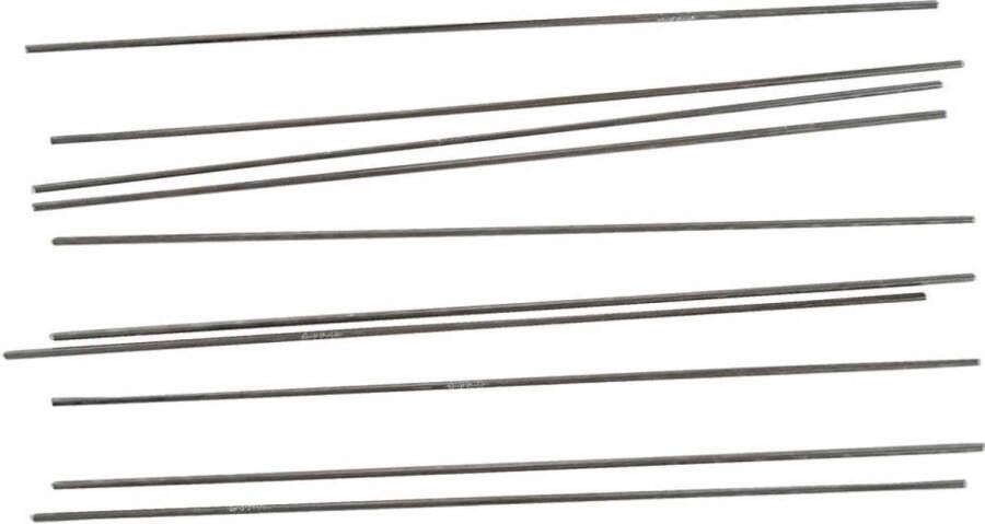Creotime Metalen Staaf Metalen Staven Set Kleine Dunne Metalen Staafjes Lengte: 20 cm Dia: 2mm 10 stuks