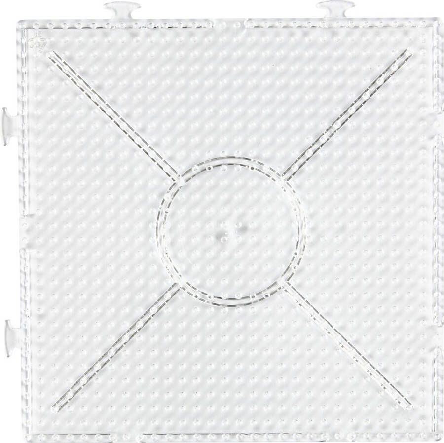 Creotime Onderplaat Strijkkralen Vierkant 15 Cm