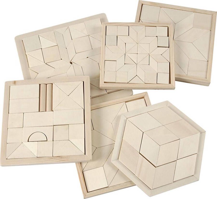 Creotime Puzzel afm 13-17 5 cm triplex 6 sets