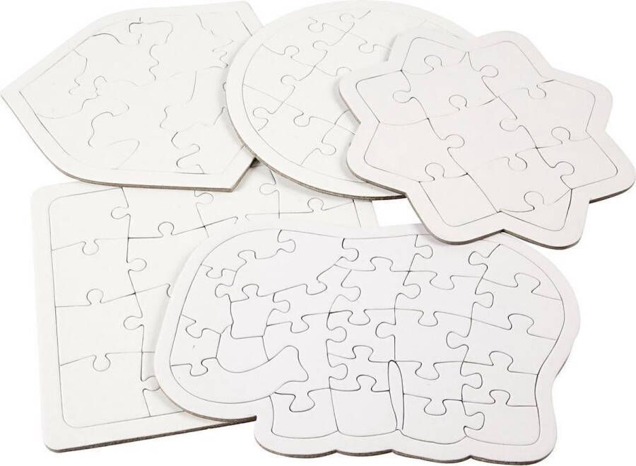 Creotime Puzzel afm 17-21 cm 10 assorti
