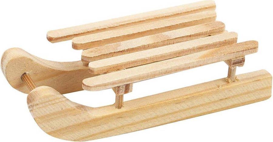 Creotime Slee afm 6 5x2 5 cm grenen 6 stuks