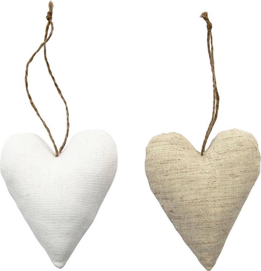 Creotime Stoffen figuren afm 8x9 5 cm dikte 3 cm 6 stuks